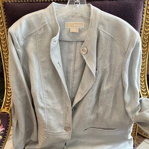 Michael Kors Women's Light Gray Blazer